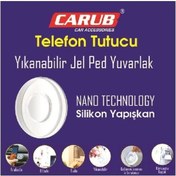 Resim Telefon Tutucu Jel Ped Universal Yuvarlakşeffaf Şeffaf 