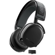 Resim SteelSeries Arctis 7+ Plus Siyah Multi-Platform Wireless Kablosuz 7.1 USB-C Gaming Kulaklık Steelseries