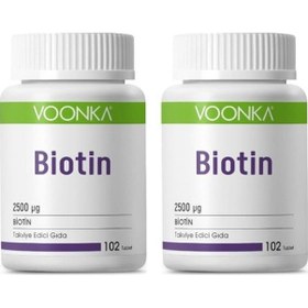 Resim Voonka Biotin 102 Tablet 2 Adet 