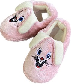 Resim Gob London Çocuk Peluş İçi Tüylü Yumuşak Rahat Kaydırmaz Panduf Ev Ayakkabısı Kreş Ayakkabısı Unisex Kız Erke 