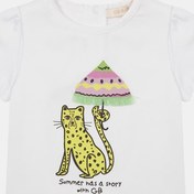 Resim GB Baby Bg Store Kız Bebek Beyaz Tshirt 23ss0bg2540 