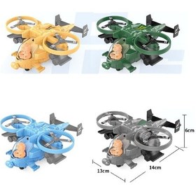 Resim Mxt-3616 Sürtmeli Askeri Helikopter -vardem Oyuncak 