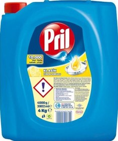 Resim Pril Klasik Limon Kokulu Sıvı Bulaşık Deterjanı 4 KG 