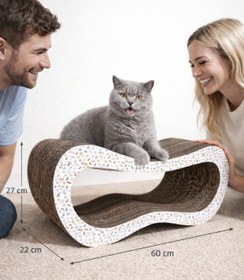 Resim Yelbegen Karton Kedi Tırmalama 