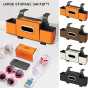 Resim Chuangyinshop Brown 1 Parça Araç Arka Koltuk Organizer Çok Amaçlı Cep Telefonu Tutucu Ve Saklama Askılı 