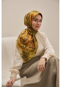 Resim Silk Home Twill İpek Eşarp 11512-21 Haki 