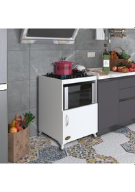 Resim Kenzlife ocak dolabı doğangün byz 85*60*56 hazır mutfak ankastre 