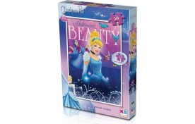 Resim Nessiworld CRL709 Ks, Cinderella 50 Parça Çocuk Puzzle 