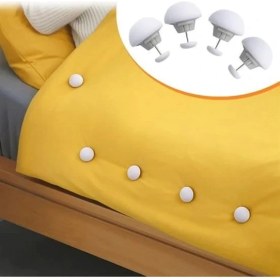 Resim 4 Adet Mantar Model Yorgan Kılıfı ve Çarşaf Tutucu Sabitleyici 