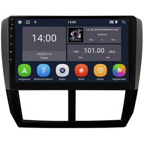 Resim Subaru Forester Android Multimedya Sistemi 2008-2013 Crv-4823xd 9" 