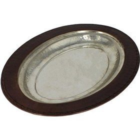 Resim Turna Bakır Piyade İskender Kebap Kayık Sunum Tabağı 25 Cm El Dövme Oksit Turna4418-3 