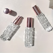 Resim 1 adet 10ml BPA içermeyen cam parfüm sprey şişesi, alüminyum atomizer ile, kokusuz boş yeniden doldurulabilir dağıtıcı ev, seyahat, düğün, parti, doğum günü hediyeleri için 