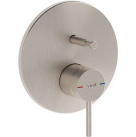Resim VitrA Artema Origin A4262034 Ankastre Banyo Bataryası,sıva Üstü,fırçalı Nikel 