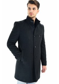 Resim Plt8367 Dewberry Erkek Palto-antrasit Antrasit 