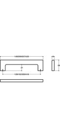 Resim System 8762 Modern Kulp Saten Renk 128 mm 