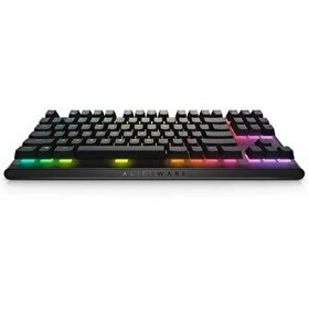 Resim Dell Alienware AW420K RGB Cherry MX Red Switch Kablolu Mekanik Gaming Klavye 