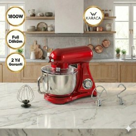 Resim Karaca 6.2 Litre Xl Hazneli Mutfak Şefi - Çiğ Köfte, Ekmek ve Pizza Hamuru Için Ideal 1800 Watt Güçlü Yoğurma Makinesi 
