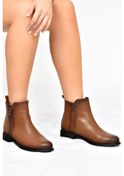 Resim Fox Shoes Taba Alçak Topuklu Günlük Kadın Bot L252671509 