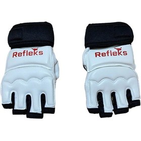 Resim Refleks Spor Taekwondo Eldiveni & Tekvando Eldiveni Beyaz 