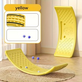 Resim 1 adet Denge Tahtası - Motor Beceri Geliştirme, Dokunsal Stimulation Eğitimi, Dayanıklı TPE Malzeme, Eğlence ve Duyusal Eğitim için Uygun, Gençler ve Yetişkinler için Ev Kullanımı 