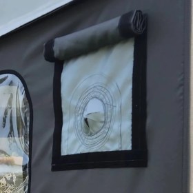 Resim 2k Yanmaz Su Geçirmez, Kamp Çadırı Soba Bacası Çıkışı 