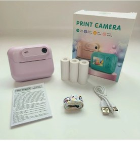 Resim Topnotch Portable Photo Printer 12 İn 1 12 Rulo Fotoğraf Kağıdı Dahil Host + 3 Rulo Yazıcı Kağıdı Purple Taşınabilir Fotoğraf Yazıcı Açık Mavi 