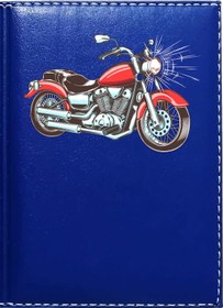 Resim Promosyon Denizi Motorsiklet 3 Görselli Lacivert Ruhsat Kabı 