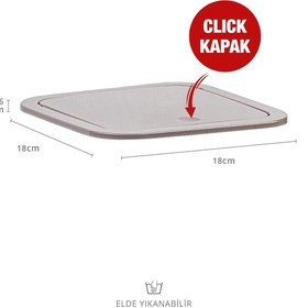 Resim Okyanus Home Vizon Kare Yedek Çöp Kovası Kapağı 