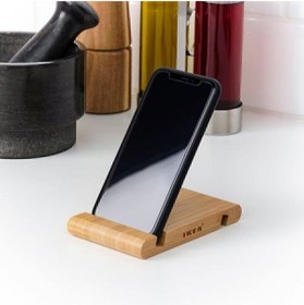 Resim IKEA Bergenes Telefon/tablet Standı, Bambu 