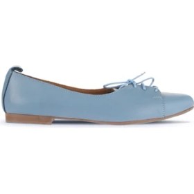 Resim Bueno Shoes Mavi Açık Deri Kadın Loafer 01WR3114 