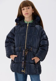 Resim Tyess BG Store Kız Çocuk Lacivert Mont 