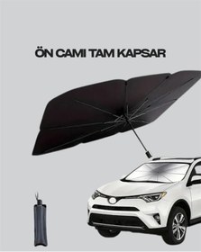 Resim Zengemtx Katlanabilir Araba Güneşliği Uv Ve Isı Koruması, Kolay Kurulum Gerektirmez 