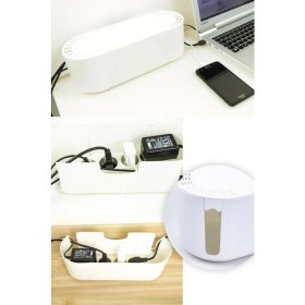 Resim Star Global 2 Adet Kutu Kablo Düzenleyici, Gizleme ve Priz Koruyucu 