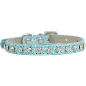 Resim Soulader Elmas Taşlı Kedi Yaka Tasması Xs Beden Mavi Renk Yavru Kedi Ve Köpekler İçin Şık Kedi Yavrusu Tasması Modelleri 