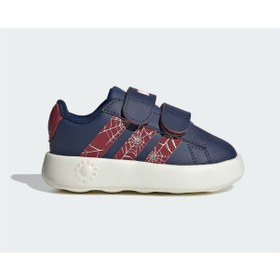 Resim Adidas Bebek Mavi Yürüyüş Ayakkabısı Grand Court Spıder-man Cf I Js2342 Siyah 