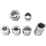 Resim Konesam Amortisör Somunu Çıkarma Aleti 6'lı Set, Çelik, Audi-vw-mercedes, Amortisör Bağlantı Somunları, Yüksek Dayanıklı, 10.5-14.5mm 