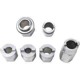 Resim Konesam Amortisör Somunu Çıkarma Aleti 6'lı Set, Çelik, Audi-vw-mercedes, Amortisör Bağlantı Somunları, Yüksek Dayanıklı, 10.5-14.5mm 