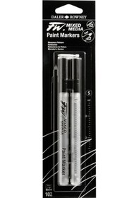 Resim Daler Rowney Fw Mixed Media Paint Marker Sets 102 1 Mm Sert Uç S 