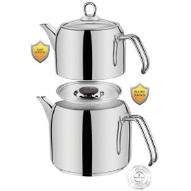 Resim Sofram Soft Xl Aile Boy Çaydanlık Takımı Gümüş 