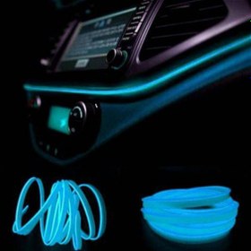 Resim Fiat Scudo Ice Blue 2 Metre Neon İp Torpido Fitili Oto Şerit Led 