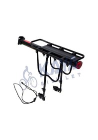 Resim Kron Bisiklet Arka Bagaj Alüminyum Siyah 