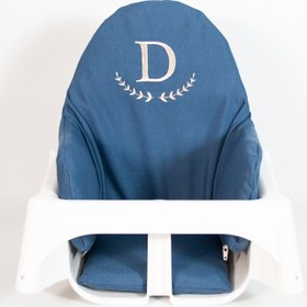 Resim Harf Nakışlı Mama Sandalyesi Minderi Jean 