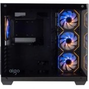 Resim Aigo Luxury 4X12 Argb 750W 80+ Bronze Cam Akvaryum Kasa 