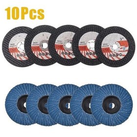 Resim Konesam 75mm 3 İnç Minik Açımlı Taşlama Testere Bladesi - Seramik, Ahşap, Metal Kesici 10mm İç Çaplı 10'lu Set 