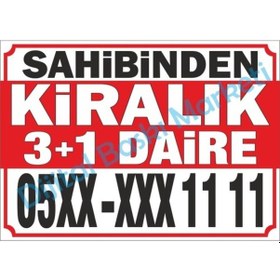Resim Sahibinden Kiralık Emlak Branda Afiş Pankart (436278473) 