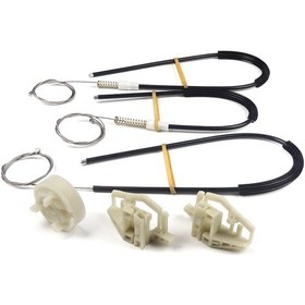 Resim Renault Megane 2 için Ön Sağ Kapı Cam Kriko Tamir Seti 8200325135 N11.15212 