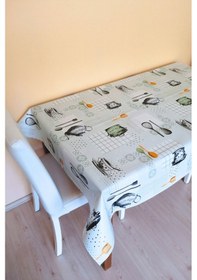 Resim Altı Astarlı Muşamba Masa Örtüsü-farklı Ölçülerde-tncr 