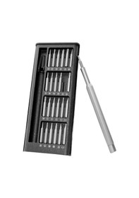 Resim Hegi 818100125 Mikro Bits Uç Hassas Tornavida Seti 25 Parça 