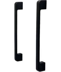 Resim Arel Mat Siyah Tv Ünitesi Vestiyer Yatak Odası Mutfak Dolap Çekmece Kulpu 128 Mm 12,8 Cm 3 Adet 