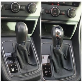 Resim YıldızTuning Vw Passat B8.5 Parlak Dsg Vites Orta Krom Parçası 
